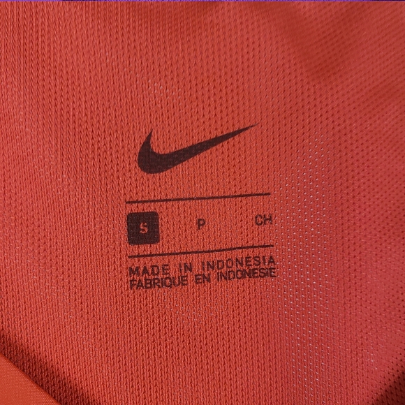 MEN'S NIKE BASEBALL RED 3/4 SLEEVE SMALL - Picture 3 of 10